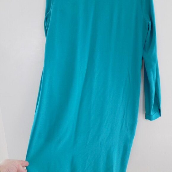 100% silk DVF long sleeve pullover tunic dress - Picture 7 of 9